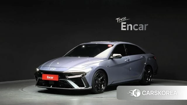 Hyundai The New Avante (CN7) 2025 Светло-серебряный цвет из Кореи