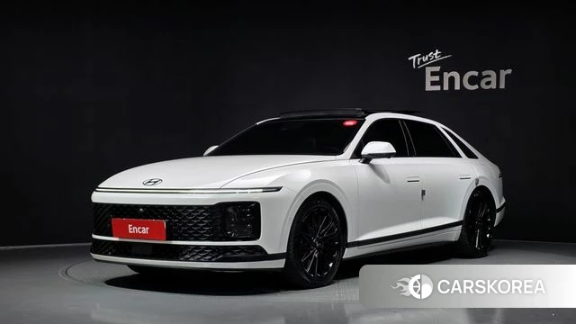 Hyundai Grandeur Hybrid (GN7) 2023 Белый из Кореи