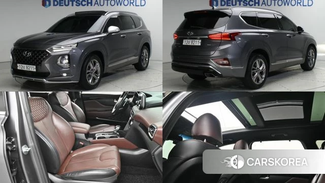 Hyundai Santa Fe TM 2018 Серый из Кореи