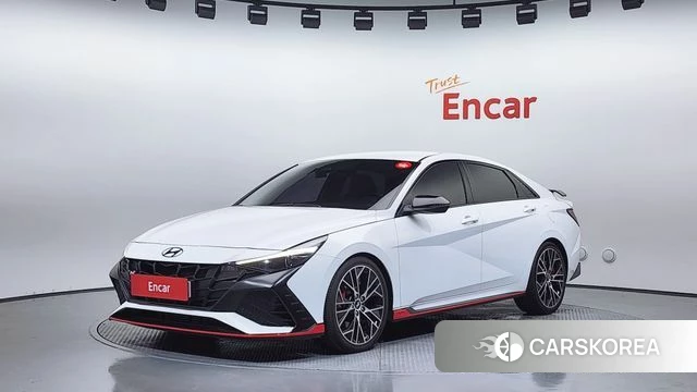 Hyundai Avante (CN7) 2022 Белый из Кореи