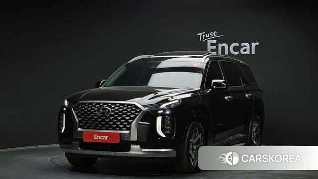 Hyundai Palisade 2021 Черный из Кореи