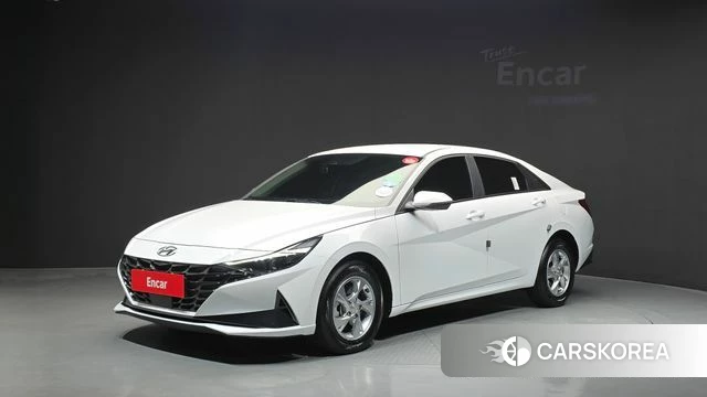 Hyundai Avante (CN7) 2022 Белый из Кореи
