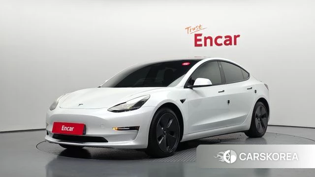 Tesla Model 3 2021 Белый из Кореи