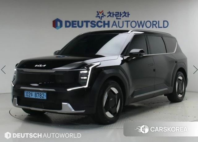 Kia EV9 2024 Черный из Кореи