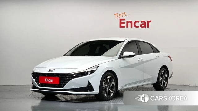 Hyundai Avante (CN7) 2022 Белый из Кореи