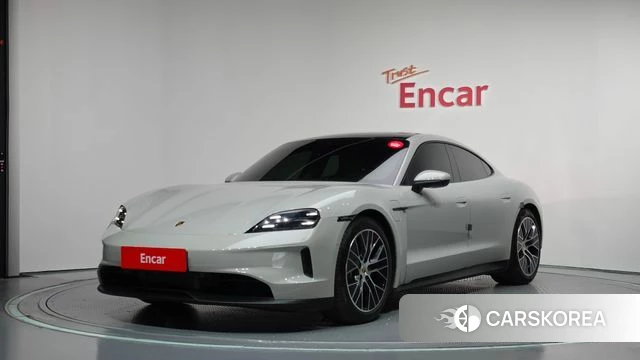 Porsche Taycan 2024 Серебристо-серый из Кореи
