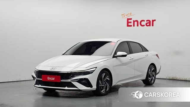 Hyundai The New Avante (CN7) 2023 Белый из Кореи