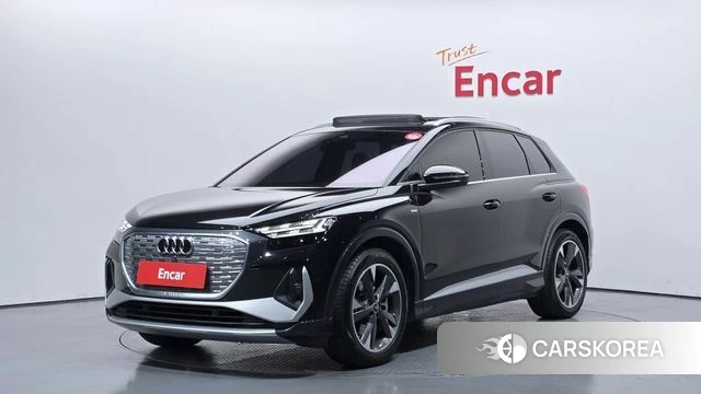 Audi Q4 e-Tron (F4) 2022 Черный из Кореи