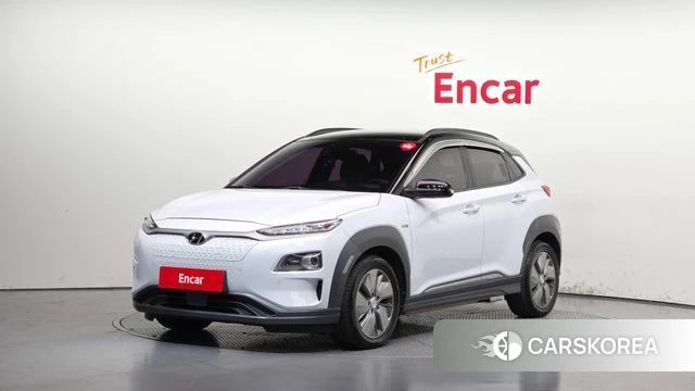 Hyundai Kona Electric 2018 Белый из Кореи