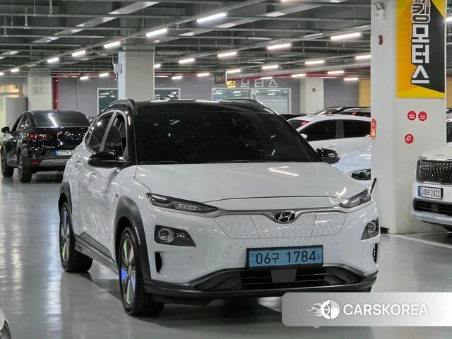 Hyundai Kona Electric 2018 Белый из Кореи