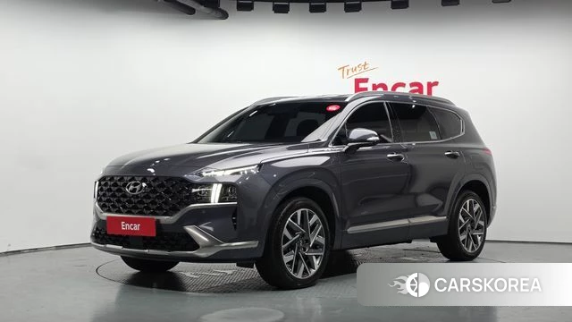 Hyundai The New Santa Fe 2022 Серый из Кореи