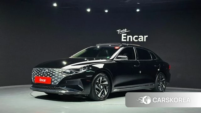 Hyundai The New Grandeur IG Hybrid 2022 Черный из Кореи