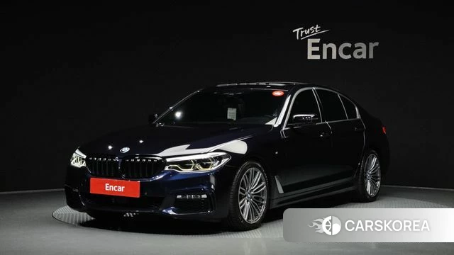 BMW 5 Series (G30) 2018 Черный из Кореи