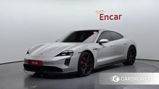 Porsche Taycan 2023 Серебристо-серый из Кореи