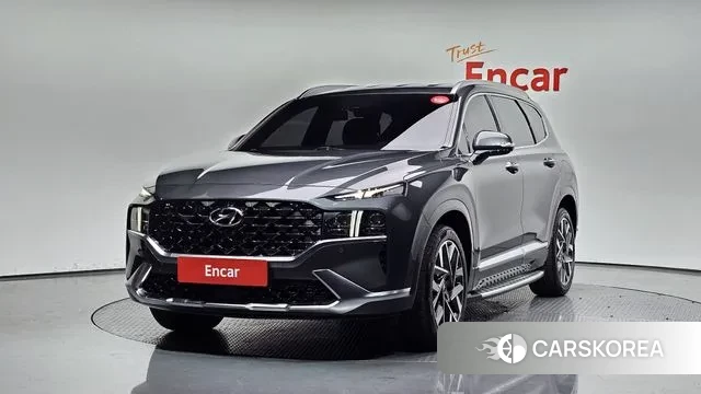 Hyundai The New Santa Fe 2021 Серый из Кореи