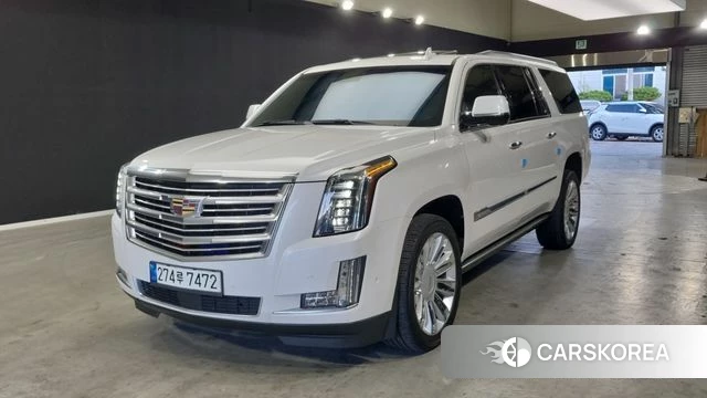 Cadillac Escalade 2018 Белый из Кореи