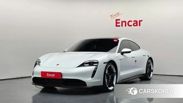 Porsche Taycan 2021 Белый из Кореи