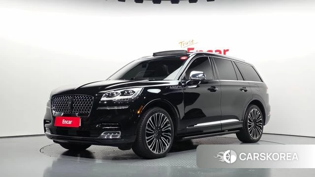Lincoln Aviator 2nd generation 2022 Черный из Кореи