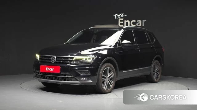 Volkswagen Tiguan Allspace 2020 Черный из Кореи