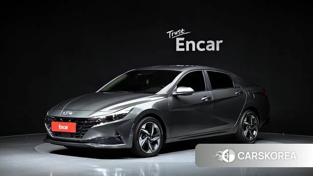 Hyundai Avante (CN7) 2021 Серый из Кореи