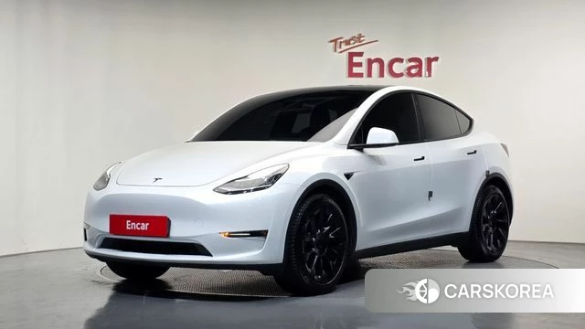 Tesla Model Y 2022 Белый из Кореи