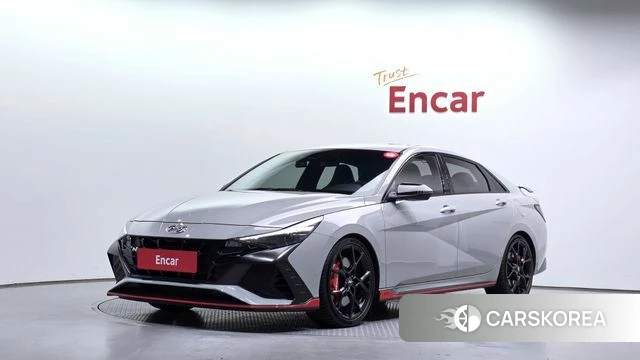 Hyundai Avante (CN7) 2021 Серебристо-серый из Кореи