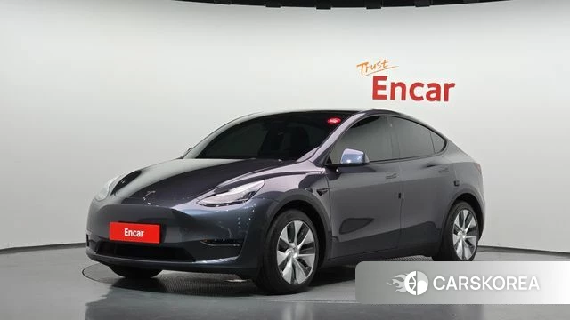 Tesla Model Y 2021 Серый из Кореи