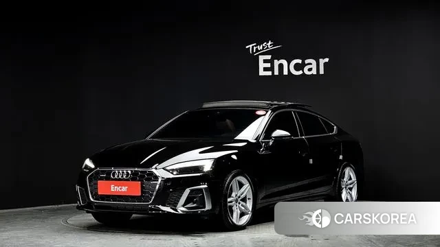 Audi A5 (F5) 2021 Черный из Кореи