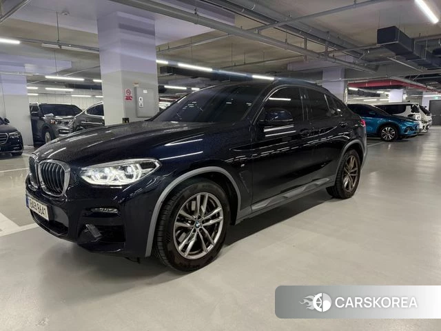 BMW X4 (G02) 2021 Черный из Кореи