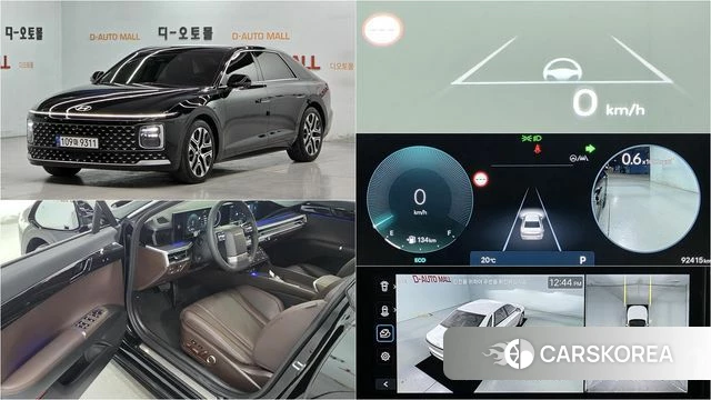 Hyundai Grandeur (GN7) 2023 Черный из Кореи