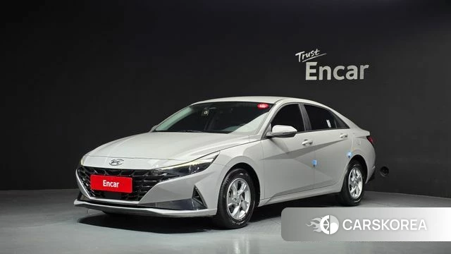 Hyundai Avante (CN7) 2021 Серебряный из Кореи