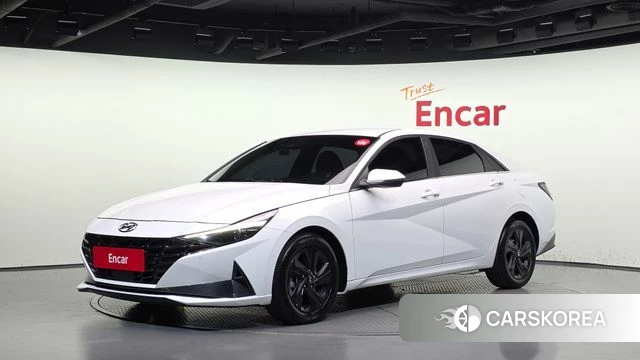 Hyundai Avante (CN7) 2020 Белый из Кореи