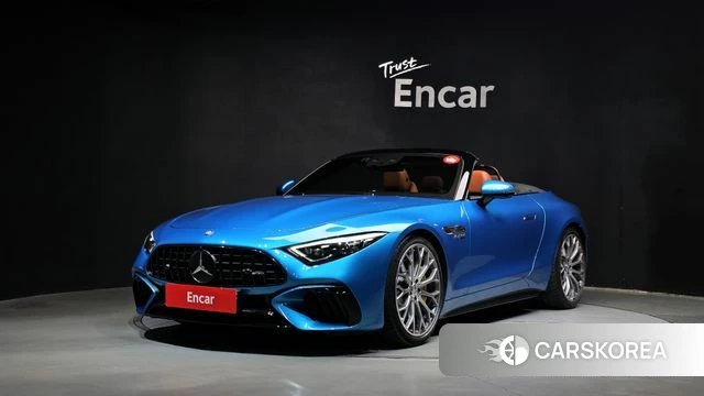 Mercedes-Benz SL-Class R232 2023 Синий из Кореи