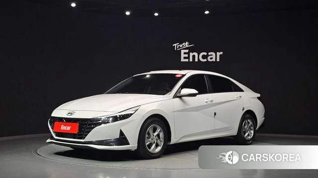 Hyundai Avante (CN7) 2020 Белый из Кореи