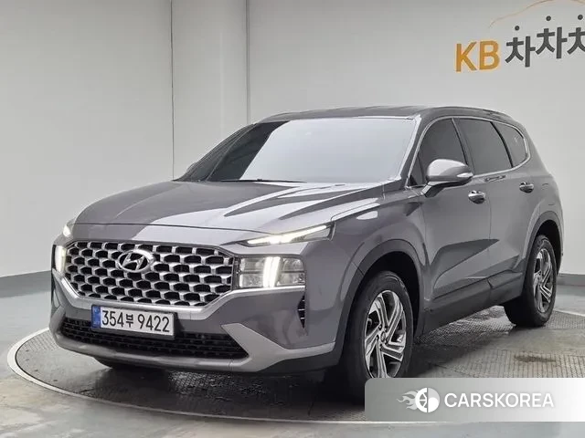 Hyundai The New Santa Fe 2021 Серый из Кореи