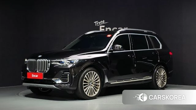 BMW X7 (G07) 2021 Черный из Кореи