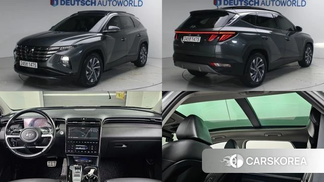 Hyundai Tucson Hybrid (NX4) 2021 Серый из Кореи