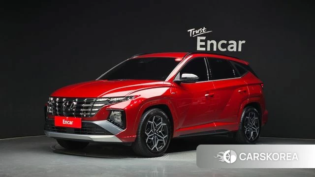 Hyundai Tucson (NX4) 2021 Красный из Кореи