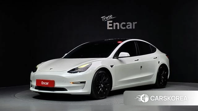 Tesla Model 3 2021 Белый из Кореи
