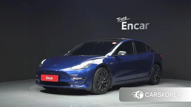 Tesla Model 3 2020 Синий из Кореи