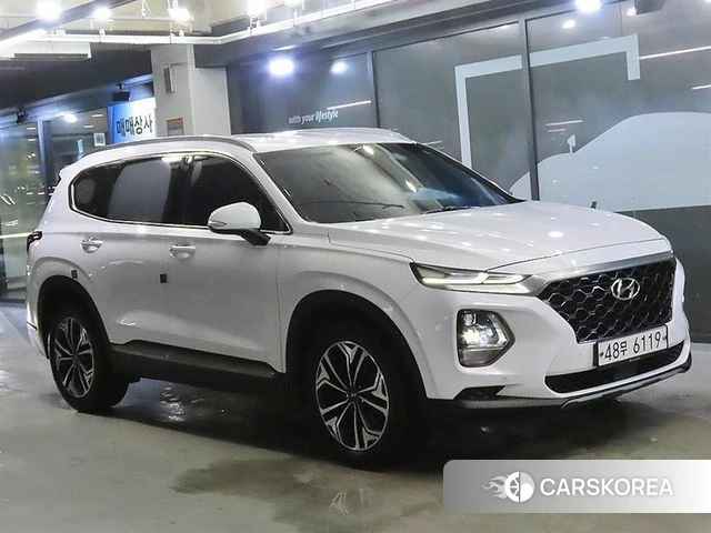 Hyundai Santa Fe TM 2019 Белый из Кореи