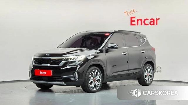Kia Seltos 2020 Черный из Кореи