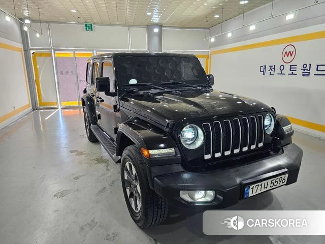 Jeep Wrangler (JL) 2021 Черный из Кореи