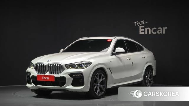 BMW X6 (G06) 2021 Белый из Кореи