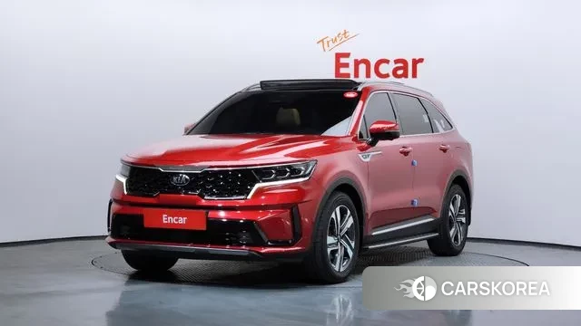 Kia Sorento 4th Generation 2021 Красный из Кореи