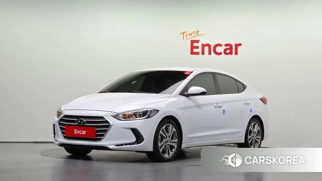 Hyundai Avante AD 2018 Белый из Кореи