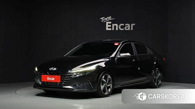 Hyundai Avante (CN7) 2020 Черный из Кореи