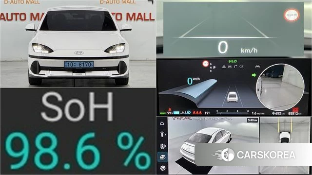 Hyundai Ionic 6 2022 Белый из Кореи