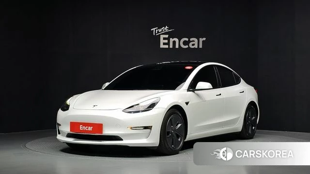 Tesla Model 3 2022 Белый из Кореи