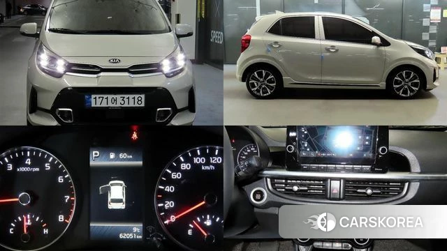Kia Morning Urban (JA) 2020 Жемчужный цвет из Кореи